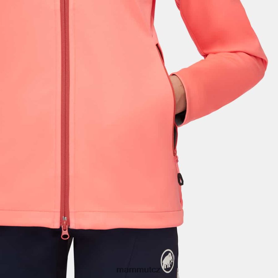 oblečení Mammut ultimate vii tak bunda s kapucí losos ženy 4VTXXF739