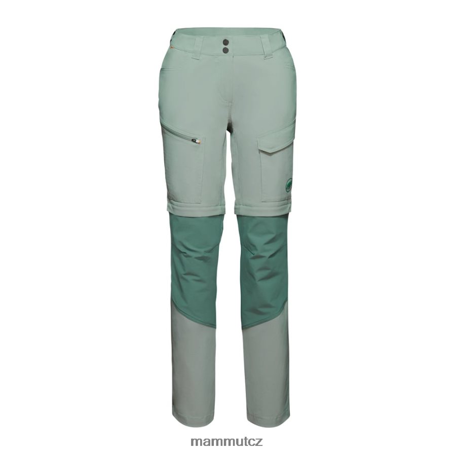 oblečení Mammut zinal hybridní kalhoty na zip jade-tmavý nefrit ženy 4VTXXF1100