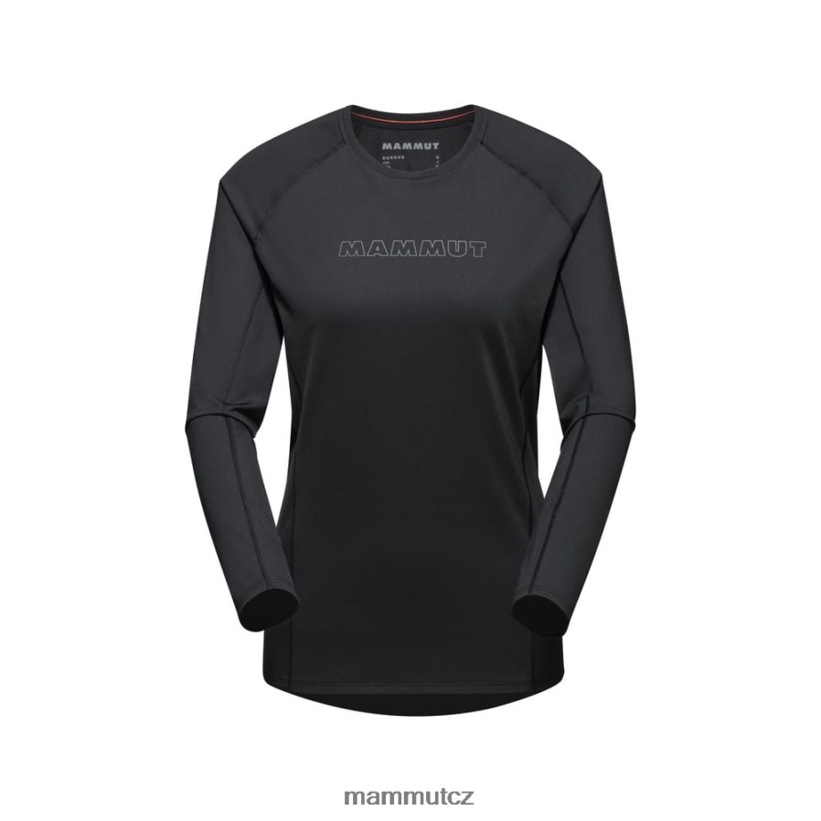 oblečení Mammut logo selun fl s dlouhým rukávem Černá ženy 4VTXXF142