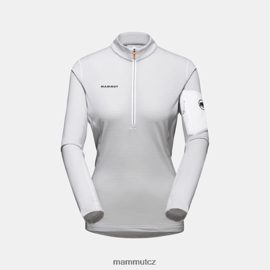 oblečení Mammut aenergy light ml poloviční tah na zip bílá-dálnice ženy 4VTXXF167