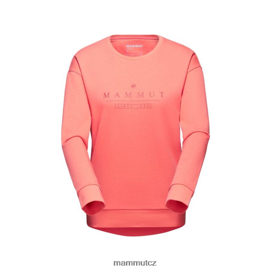 oblečení Mammut logo core ml crew na krku losos ženy 4VTXXF1034