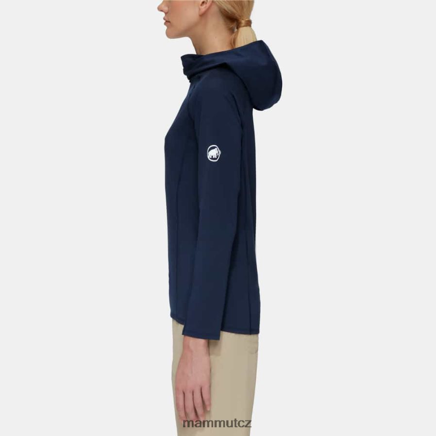 oblečení Mammut selun fl sun hoody námořní ženy 4VTXXF6