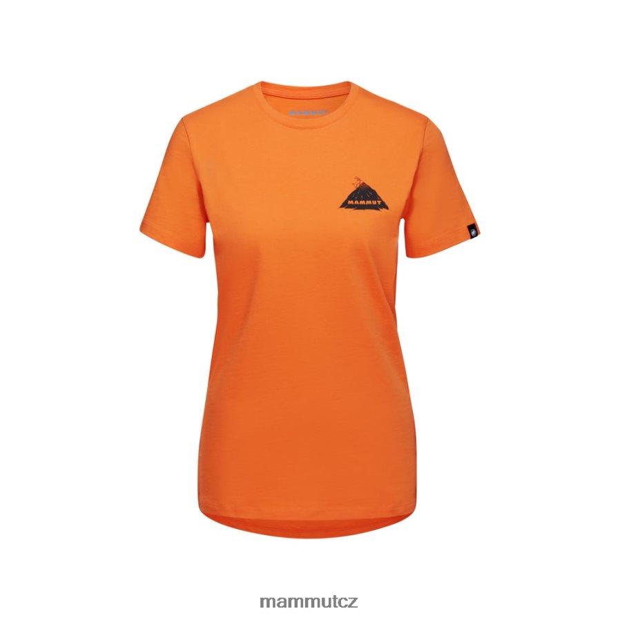 oblečení Mammut massone t-shirt crag tmavá mandarinka ženy 4VTXXF1090