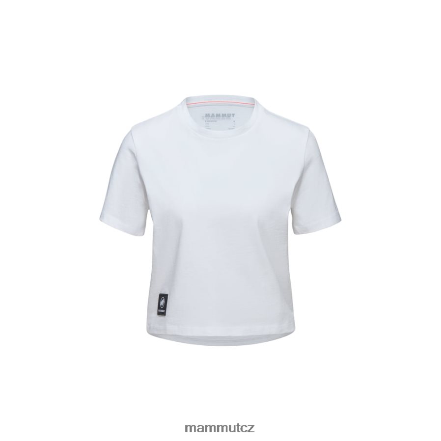 oblečení Mammut massone t-shirt cropped patch bílý ženy 4VTXXF186