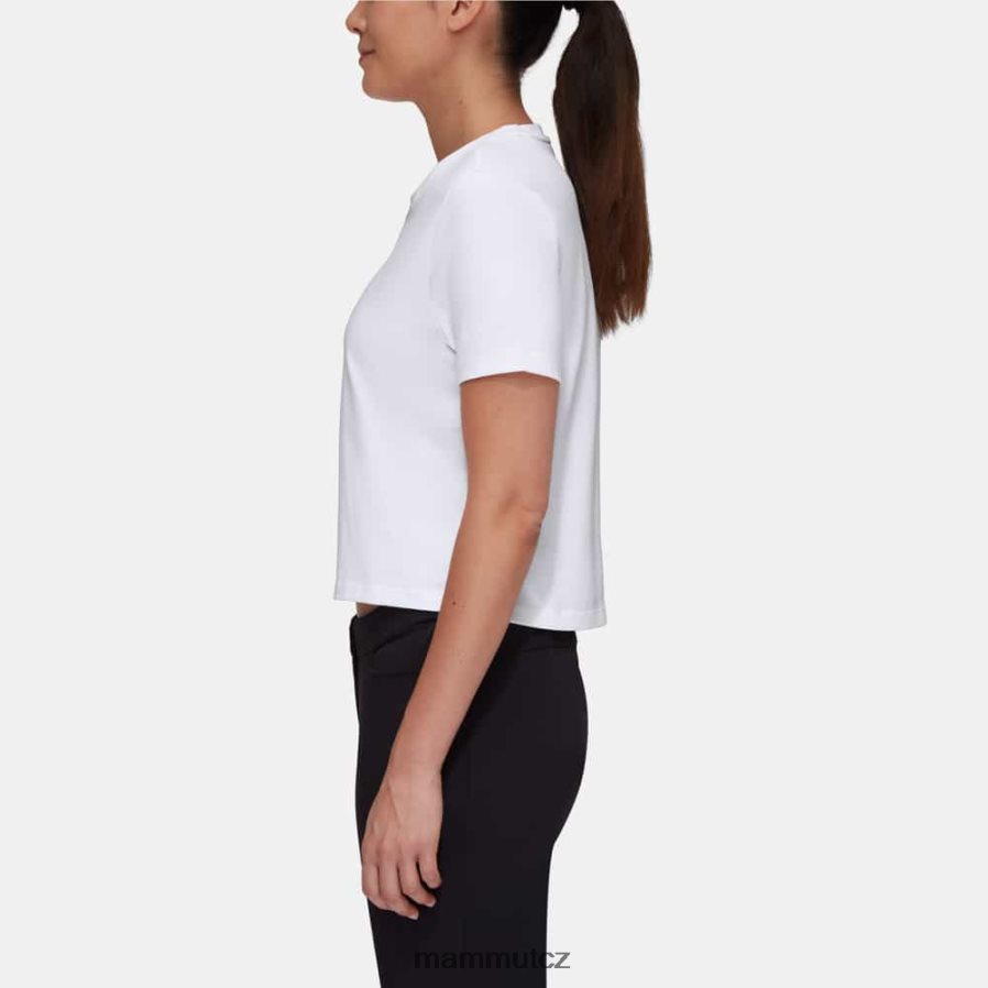 oblečení Mammut massone t-shirt cropped patch bílý ženy 4VTXXF186