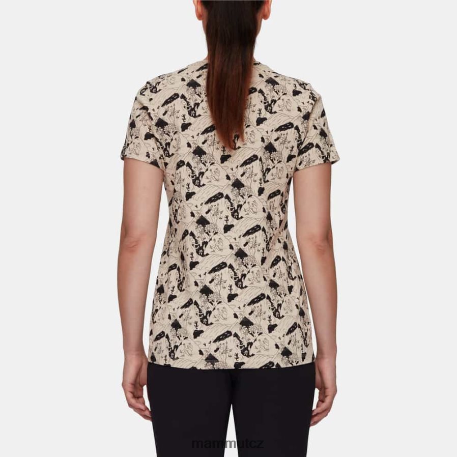oblečení Mammut massone t-shirt lezení scéna savana-černá ženy 4VTXXF1107