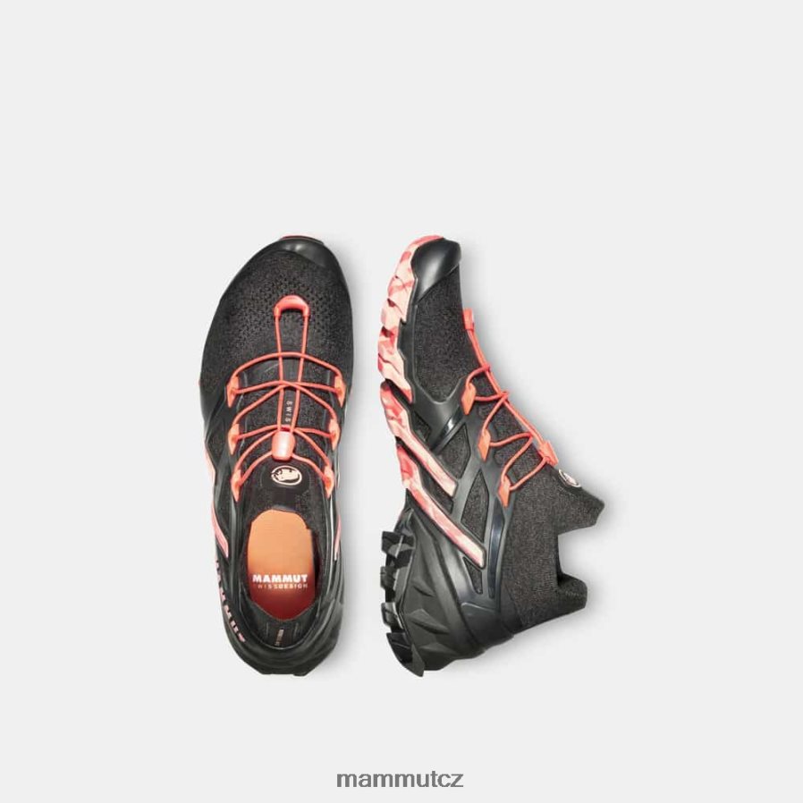 obuv Mammut aegility pro střední černo-tmavý losos ženy 4VTXXF346