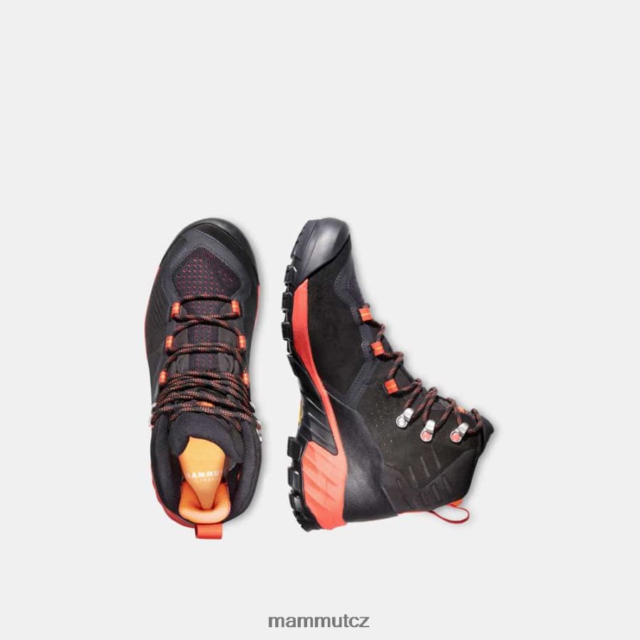 obuv Mammut sapuen high gtx černo-tmavý losos ženy 4VTXXF1260