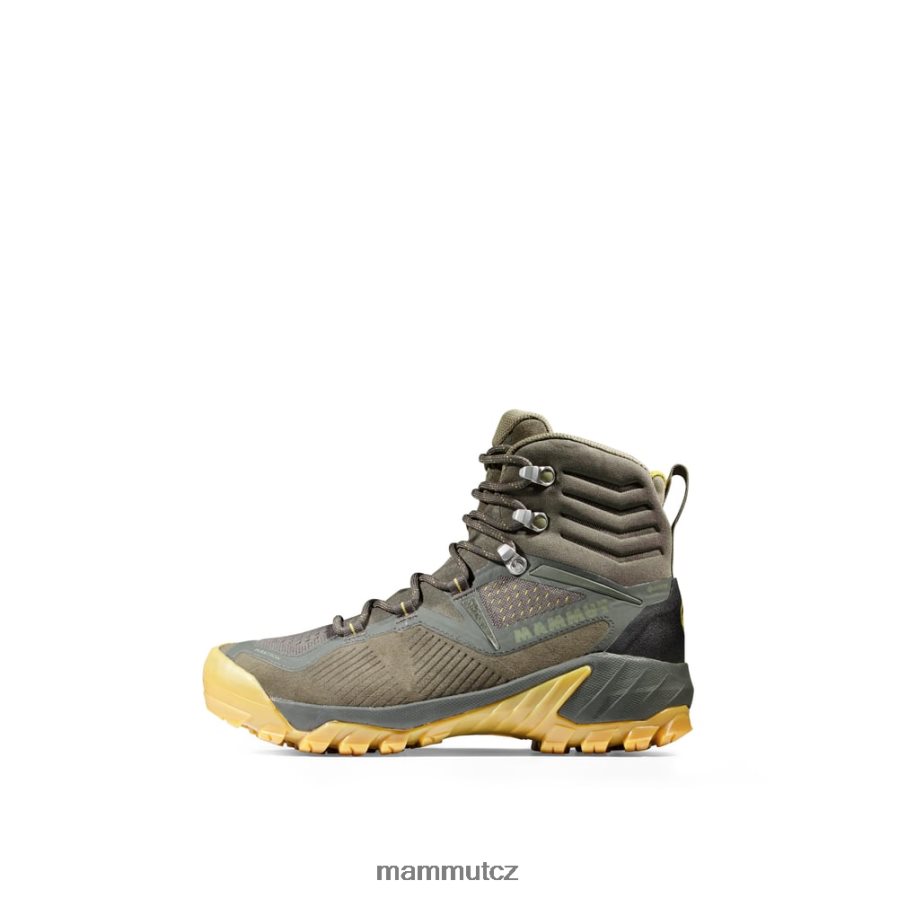 obuv Mammut sapuen high gtx tmavě cínovo-jantarově zelená ženy 4VTXXF1259