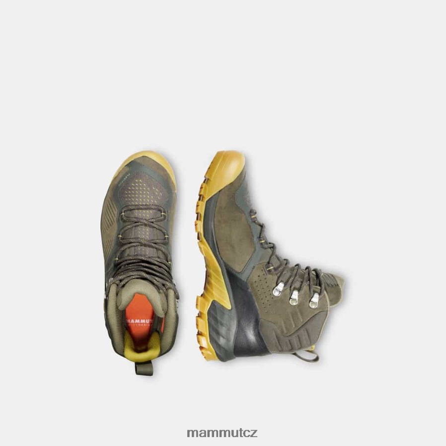 obuv Mammut sapuen high gtx tmavě cínovo-jantarově zelená ženy 4VTXXF1259